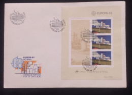 D)1983, PORTUGAL, FIRST DAY COVER, ISSUE, EUROPA CEPT, PORTOLLAGO MADERA, FDC - Other & Unclassified