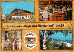 73787350 Zwiesel  Niederbayern Bayerwald Baerwurzerei Probierstube Destillierbla - Zwiesel