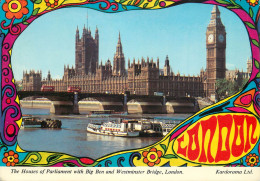 Navigation Sailing Vessels & Boats Themed Postcard London Parliament - Sailing Vessels