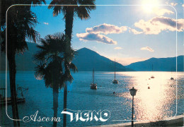 Navigation Sailing Vessels & Boats Themed Postcard Ascona Lago Maggiore - Velieri