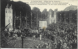 1B  ---  75  14 Juillet 1919 - Fête De La Victoire - Rond-point Des Champs-Elysés - Au Centre, Brule-parfums - Champs-Elysées