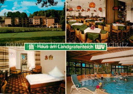 73787290 Nidda Haus Am Landgrafenteich Erholungsheim Hallenbad Nidda - Autres & Non Classés