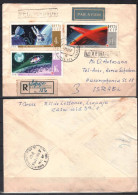 USSR  STAMPS 1967 SPACE REG. COVER LIATVIA - ISRAEL - Briefe U. Dokumente