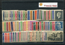 Francia 1945 Completo ** MNH. - 1940-1949