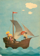 Navigation Sailing Vessels & Boats Themed Postcard Hungary Cartoon Sailing Ship - Voiliers