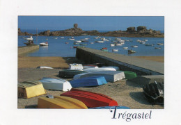 CPSM - P - COTE D'ARMOR - TREGASTEL - LE PORT DU COZ-PORS ET LES ROCHERS DU DE ET DU TAS DE CREPES - Trégastel