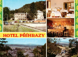 73787012 Mnichovo Hradiste CZ Hotel Prihrazy Landschaftspanorama Felsen  - Tchéquie