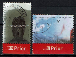 België OBP 3494/3495 - Freedom Of The Press Complete - Used Stamps