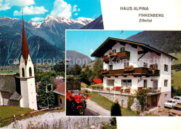 73786804 Finkenberg  Zillertal Tirol AT Gaestehaus Pension Haus Alpina Kirche Al - Other & Unclassified