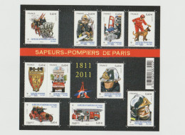France - 2011 - Bloc Feuillet BF Yvert Et Tellier N° F4582 Sapeurs Pompiers De Paris - Mint/Hinged
