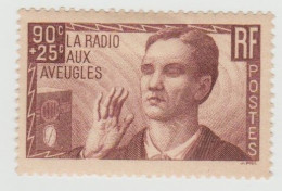 France Timbre La Radio Aux Aveugles - 418 - 1938 Neuf Trace De Charnière - Neufs