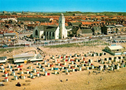 73786460 Katwijk Aan Zee Gezicht Op Oude Of St Andreaskerk Fliegeraufnahme Katwi - Other & Unclassified