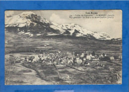 CPA - 05 - Vallée De Champsaur - St-Bonnet - Vue Générale - Le Drac Et Le Mont Chaillol - Circulée En 1923 - Otros & Sin Clasificación