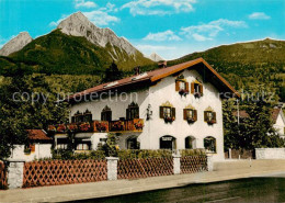 73786339 Mittenwald Karwendel Tirol Haus Pfluegl Aussenansicht Mittenwald Karwen - Otros & Sin Clasificación