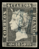 Ø 1A. Mat. '11' De Zaragoza, En Azul. - Used Stamps