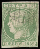 Ø 15. 5 Reales. Margen Izquierdo Justo. Cat. 110 €. - Oblitérés