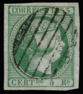 Ø 20. 5 Reales. Muy Buenos Márgenes. Cat. 160 €. - Oblitérés