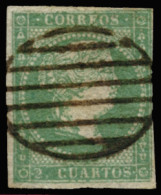 Ø 43. 2 Ctos. Margen Derecho Justo. Cat. 120 €. - Oblitérés