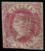 Ø 60. 19 Ctos. Margen Inferior Justo. Cat. 220 €. - Used Stamps