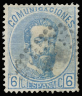 Ø 119. Amadeo. 6 Ctos. Muy Bien Centrado. Cat. 90 €. - Used Stamps