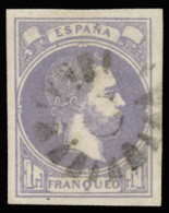 Ø 158. Correo Carlista. Mat. Círculo Radiado. Lujo. Marquillado. Cat. 400 €. - Carlists