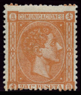 * 165. Alfonso XII. 20 Cts. Centraje De La Emisión. Examinar. Cat. 275 €. - Unused Stamps
