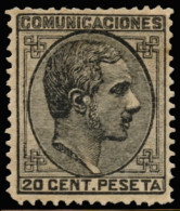 (*) 193. Alfonso XII. 20 Cts. Bonito. Cat. 165 €. - Unused Stamps