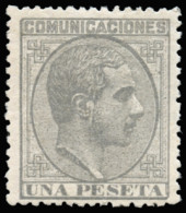 * 197. Alfonso XII. 1 Pta. Muy Bien Centrado. Cat. 130 €. - Unused Stamps