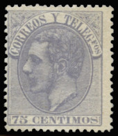 (*) 212. Alfonso XII. Centraje Aceptable. Cat. 270 €. - Unused Stamps