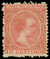 (*) 218. Pelón. 10 Cts. Centraje Y Dentado De La Emisión. Examinar. Cat. 180 €. - Unused Stamps