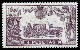 ** 265. Quijote. 4 Ptas. Bonito. Cat. 490 €. - Unused Stamps