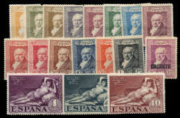 * 499/516. Goya. Bonita. Cat. 50 €. - Unused Stamps