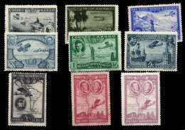 * 583/91. Iberoamericana Aérea. Lujo. Cat. 220 €. - Unused Stamps