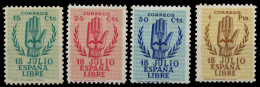 * 851/54. Mano. Bien Centrada. Cat. +125 €. - Unused Stamps