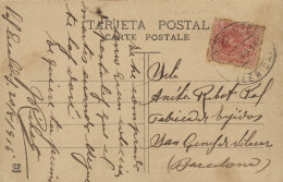 1915. T.P. De Sant Julià. Circulada De Escaldes A San Ginés De Vilassar (actualmente Vilassar De Dalt. Franqueada Con Se - Lettres & Documents