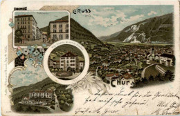 Gruss Aus Chur - Litho - Autres & Non Classés