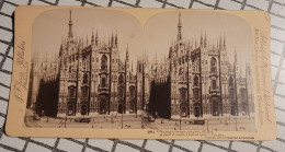 La Cathédrale De Milan, Italie. Underwood Stéréo - Stereoscopes - Side-by-side Viewers