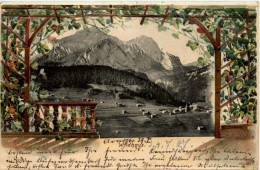 Wildhaus - Litho Prägekarte - Wildhaus-Alt Sankt Johann