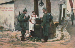 AK Idyll Am Brunnen - Deutsche Soldaten Am Brunnen - Patriotika - Ca. 1915 (68960) - War 1914-18