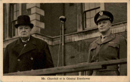 Churchill Et General Eisenhower - Politische Und Militärische Männer