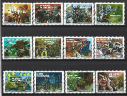 2011 FRANCE Adhesif 578-82 Oblitérés, Fêtes Et Traditions, Série  Complète - Used Stamps