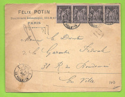 Paris - Recommandé Pour La Ville. FELIX POTIN - 1877-1920: Periodo Semi Moderno
