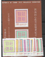 Taiwan Mh * 1972 With 0,20 Normal Paper 1975 10,50 Euros (sheet Quasi Mnh **) - Unused Stamps