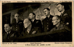 General Eisenhower - Marechal Montgomery - Hommes Politiques & Militaires
