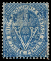 COLUMBIA BRITÁNICA. Ø 6. Raro. Cat. 100 €. - Used Stamps