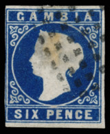 GAMBIA. Ø 2. Márgenes Justos Pero Completos. Cat. 250 €. - Gambie (...-1964)