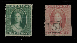 GRENADA. (*) 1 Y Ø 2. Calidad Regular. Examinar. Cat. 205 €. - Granada (...-1974)