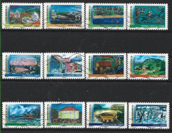 2011 FRANCE Adhesif 636-47 Oblitérés, DOM-TOM, Série  Complète - Used Stamps
