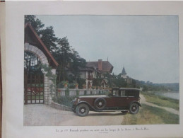 1924 La 40 Cv RENAULT  Voiture Ancienne BOIS LE ROI Bois-le-roi Berges De La Seine - Zonder Classificatie