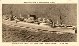 Te Union Castle Royal Mail Motor Vessel Stirling Castle - Steamers